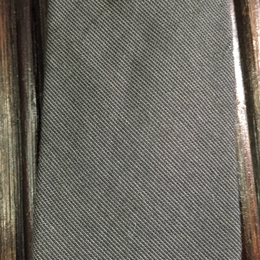 J Crew skinny gray cotton tie